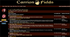 Desktop Screenshot of forums.carrionfields.com